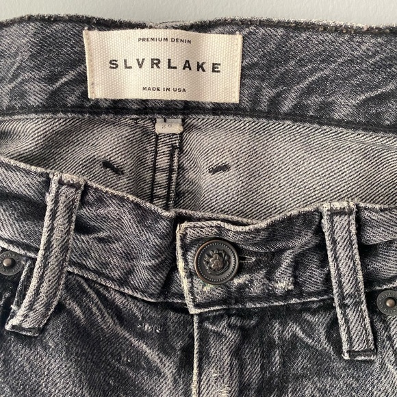 SLVRLAKE Beatnik skinny jeans 100% cotton in Moonlight grey size 29 MSRP $329 - Picture 5 of 7